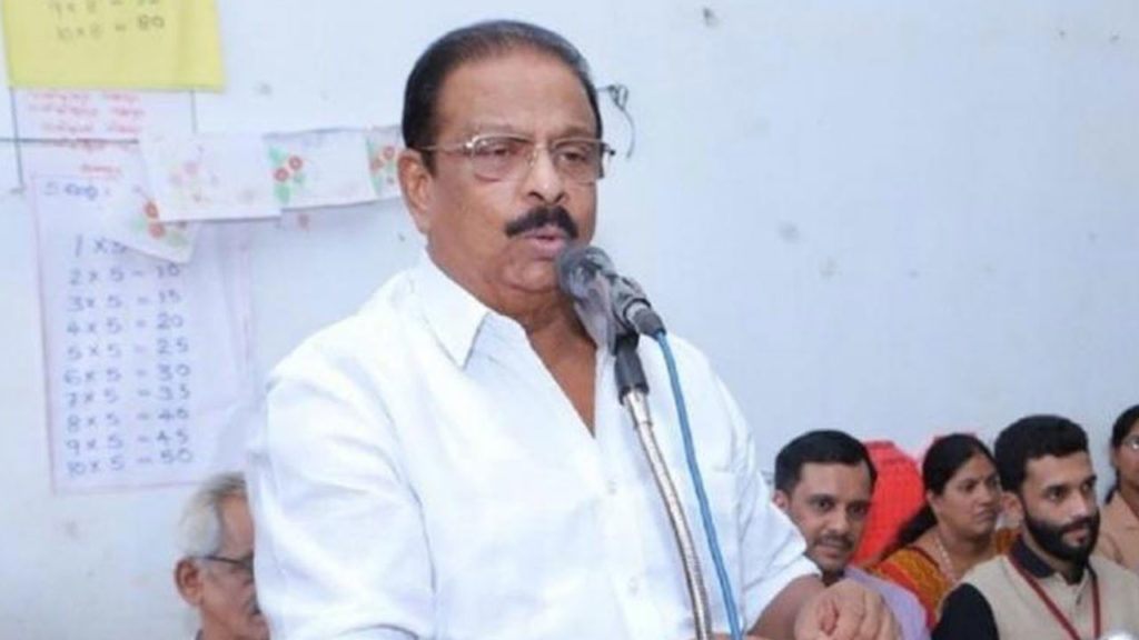 KPCC chief K Sudhakaran arrested by Crime Branch then released on bail