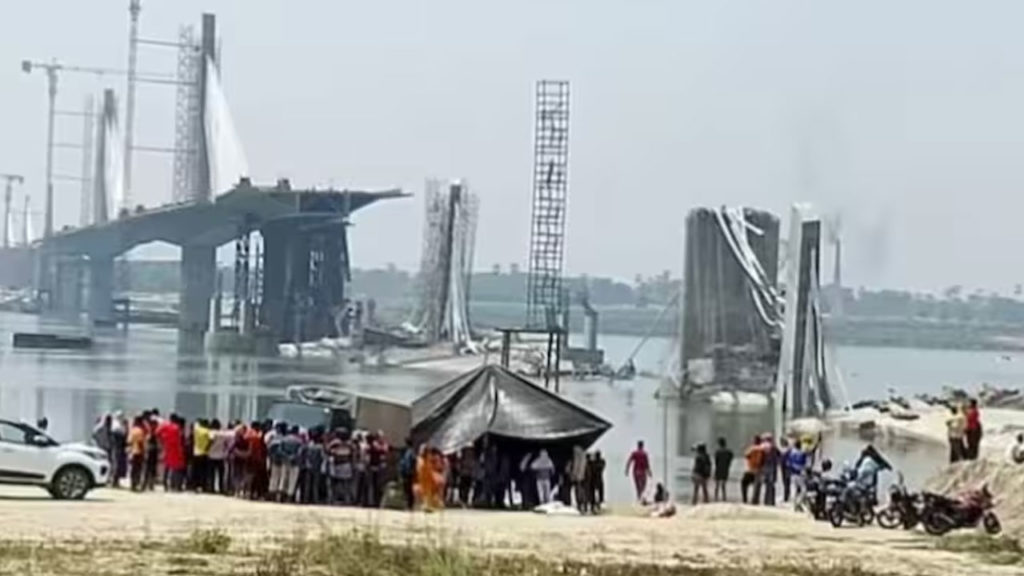 bihar govt sends show cause notice to construction company over bridge collapse on ganga river