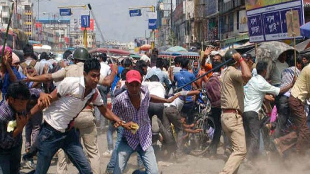 Violence continues on second day of nomination filing in Bengal panchayat polls
