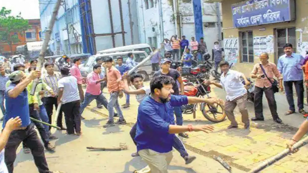 Explosives hurled in Bhangar as violence continues to mar nomination process in Bengal panchayat polls