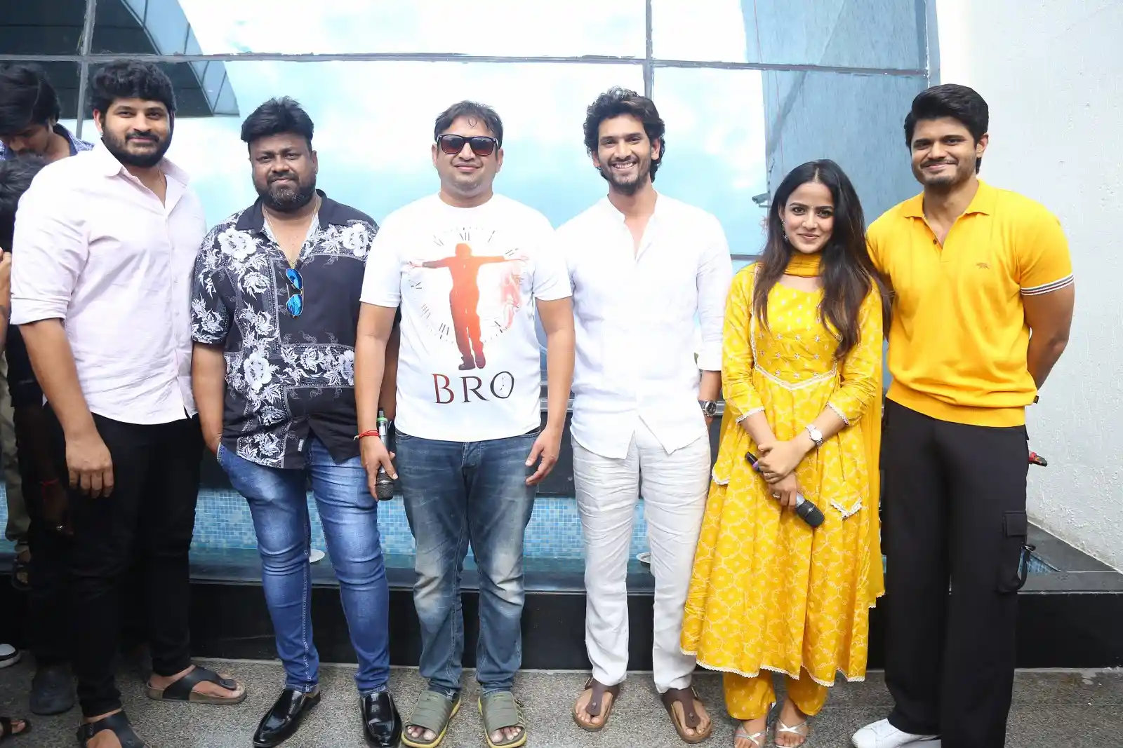 Viraj Ashwin Anand Deverakonda Vaishnavi Chaitanya Photos at Baby movie event