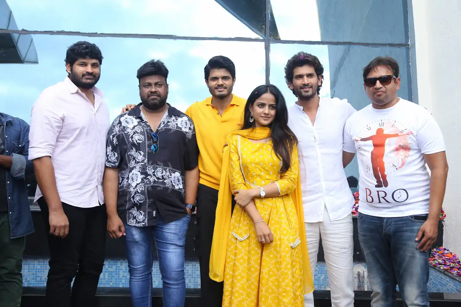 Viraj Ashwin Anand Deverakonda Vaishnavi Chaitanya Photos at Baby movie event