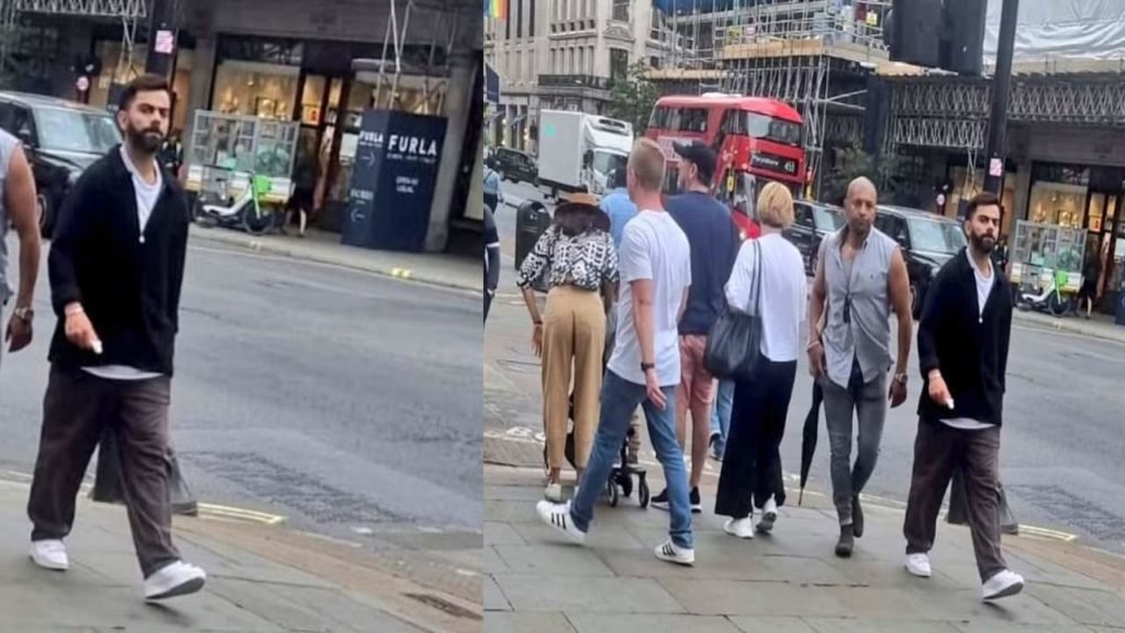 Virat Kohli on London streets