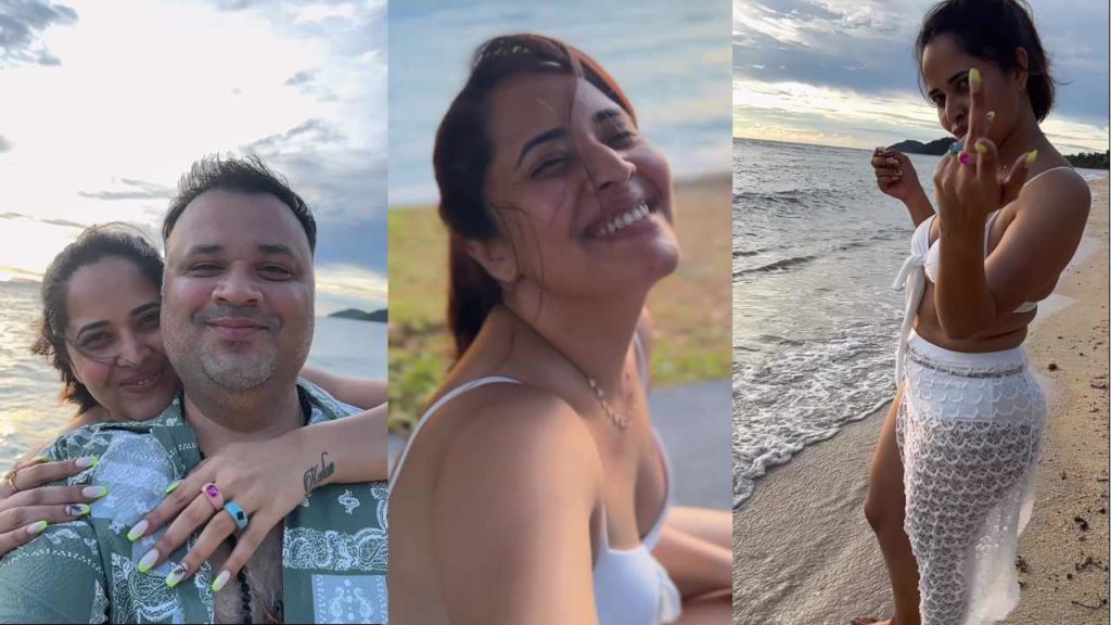 Anasuya Bharadwaj shares a video with her husband enjoying in Thailand Beaches