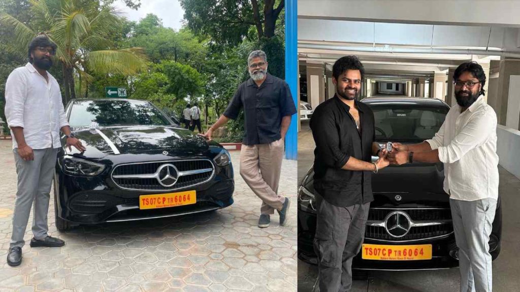Sukumar and sai dharam tej gifted costly Benz car to virupaksha director karthik varma