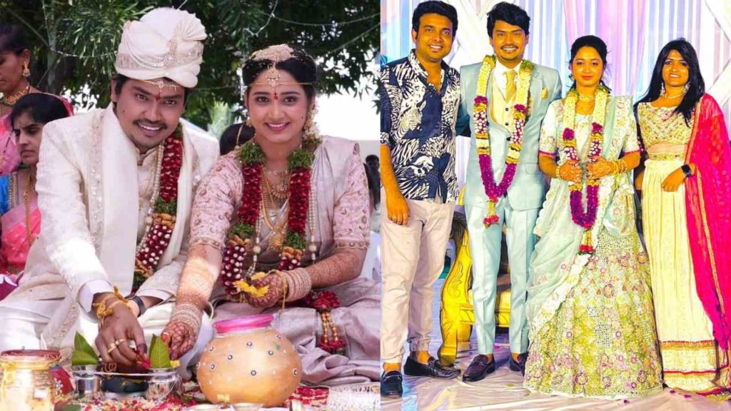 Jabardasth Comedian Kevvu Karthik Wedding with Srilekha Famous tv and cinema celebrities attended