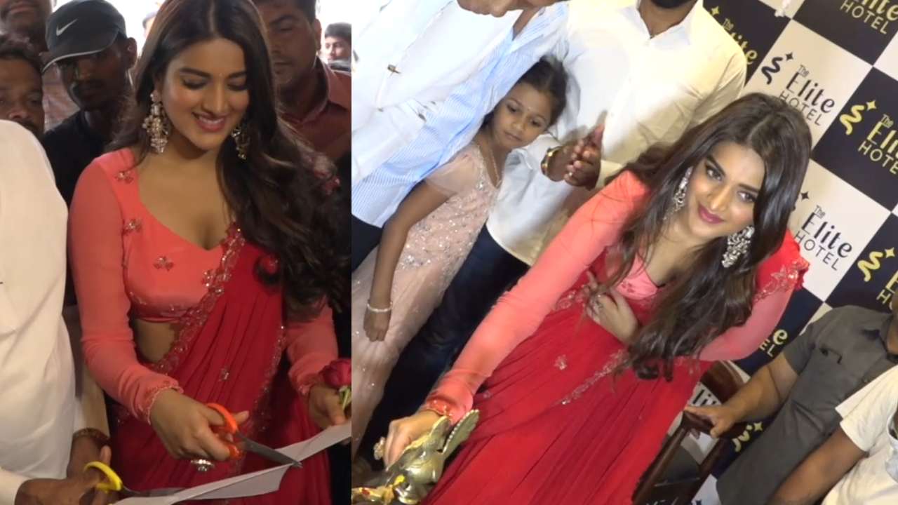 Nidhhi Agerwal : గ్లామరస్ హీరోయిన్ నిధి అగర్వాల్ చేతుల మీదుగా.. ‘దిఎలైట్ హోటల్’ ప్రారంభం.. Nidhhi Agerwal : గ్లామరస్ హీరోయిన్ నిధి అగర్వాల్ చేతుల మీదుగా.. ‘దిఎలైట్ హోటల్’ ప్రారంభం..