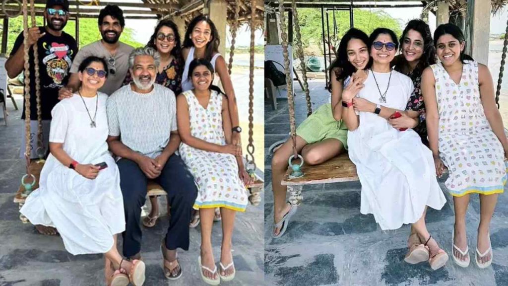 Rajamouli went to vacation with family and enjoying