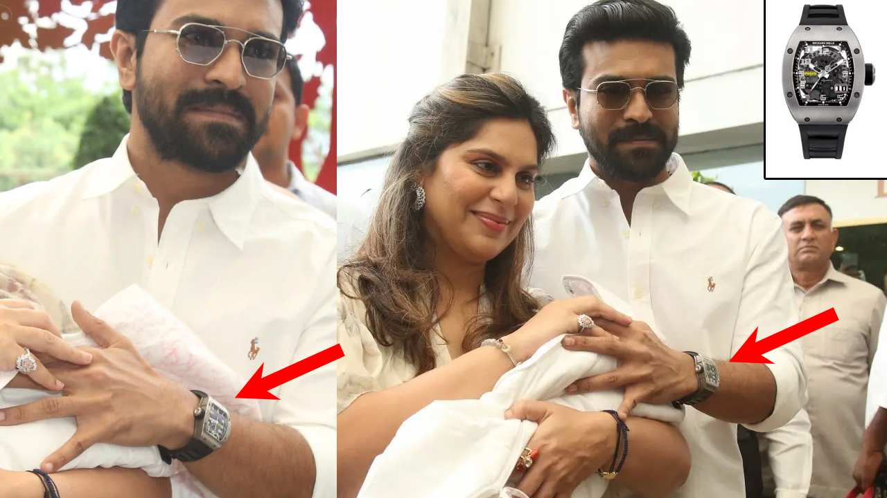 Ram Charan flaunts expensive watch at Hyd airport, it is worth Rs..
