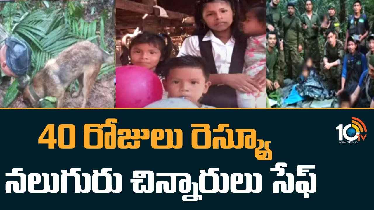 Amazon Forest : 40 రోజులు రెస్క్యూ – నలుగురు చిన్నారులు సేఫ్