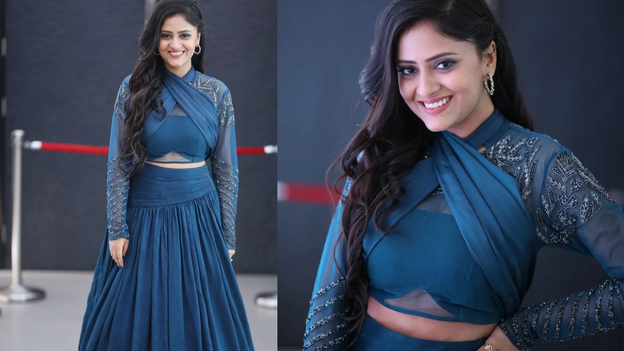 Sanya thakur : ‘స్పై’ ట్రైలర్ రిలీజ్ ఈవెంట్‌లో సన్య ఠాకూర్ తళుకులు..