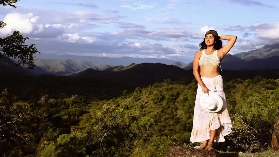 Amala Paul enjoying Nature in her Vacation