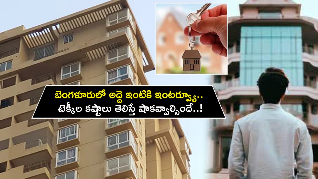 Techie Tenant Interview : బెంగళూరు టెక్కీకి వింత అనుభవం.. అద్దె ఇంటికి ఇంటర్వ్యూ.. జాబ్ ఇంటర్వ్యూ కన్నా చాలా టఫ్..! Techie Tenant Interview : బెంగళూరు టెక్కీకి వింత అనుభవం.. అద్దె ఇంటికి ఇంటర్వ్యూ.. జాబ్ ఇంటర్వ్యూ కన్నా చాలా టఫ్..!