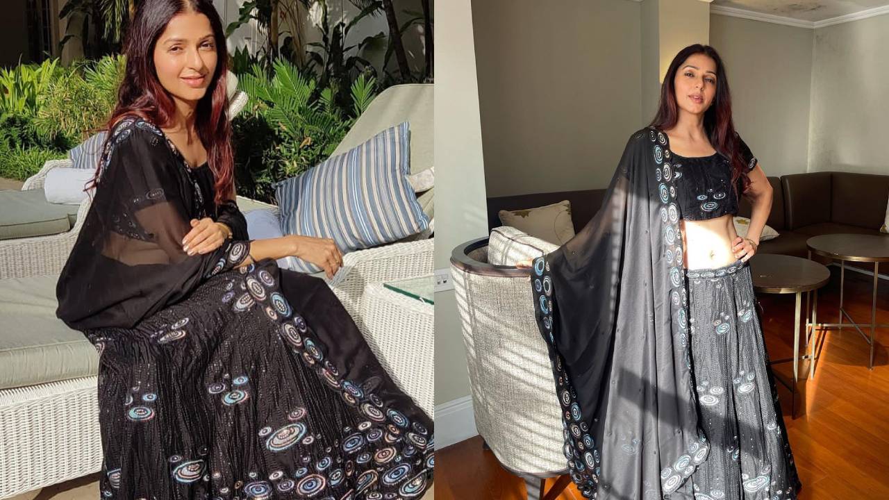 Bhumika Chawla : నలుపు గాగ్రాలో నిగనిగలాడుతున్న భూమిక చావ్లా..