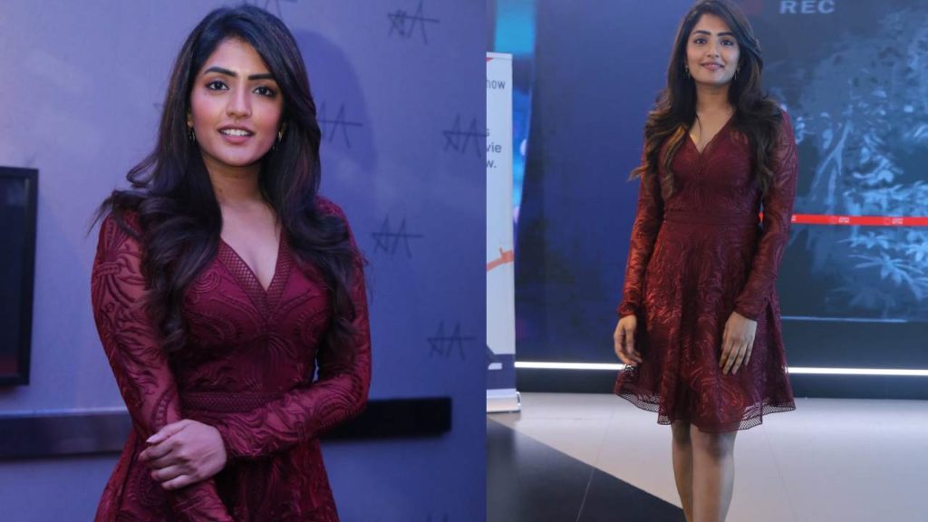 Eesha Rebba Shines in Short Frock at Daya Series Trailer Launch Event