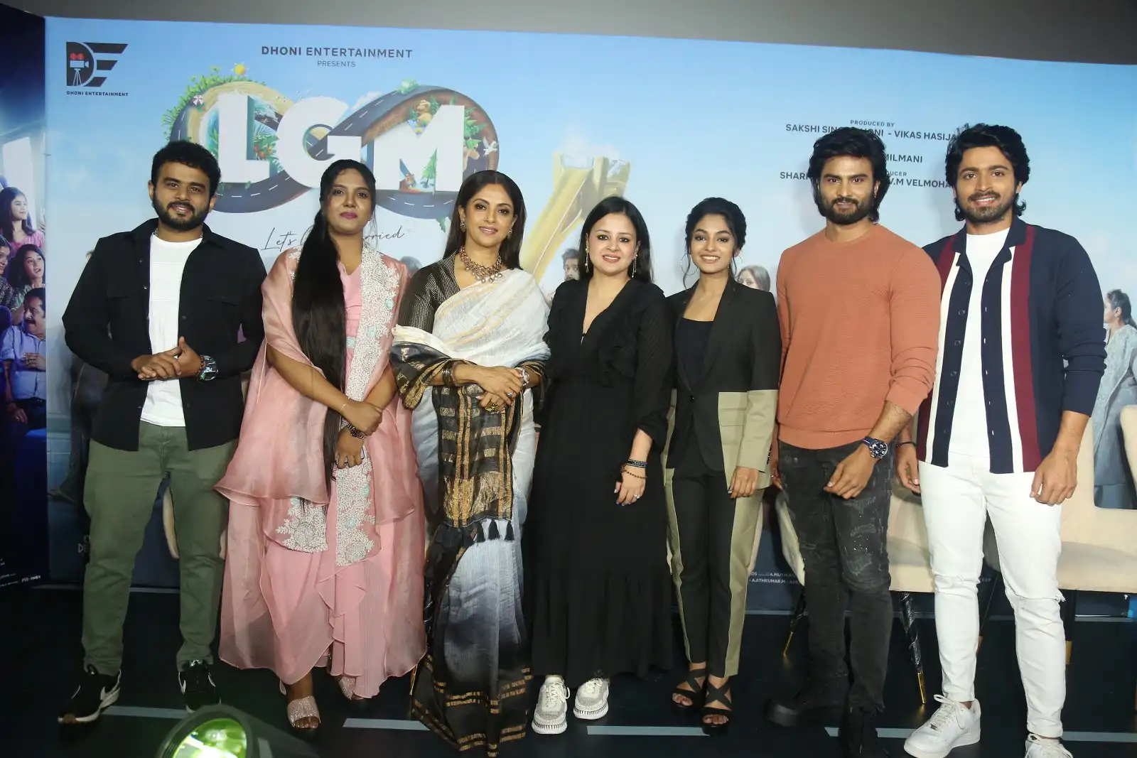 Harish Kalyan Ivana Sudheer Babu Photos at LGM Movie press meet