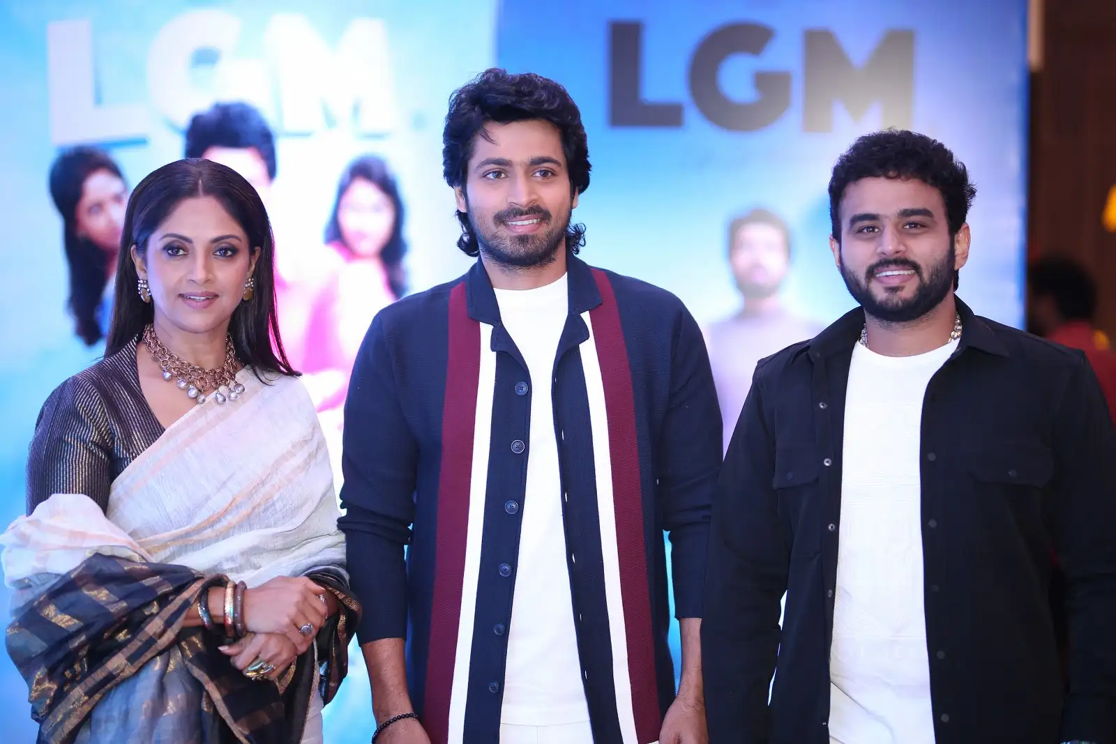 Harish Kalyan Ivana Sudheer Babu Photos at LGM Movie press meet