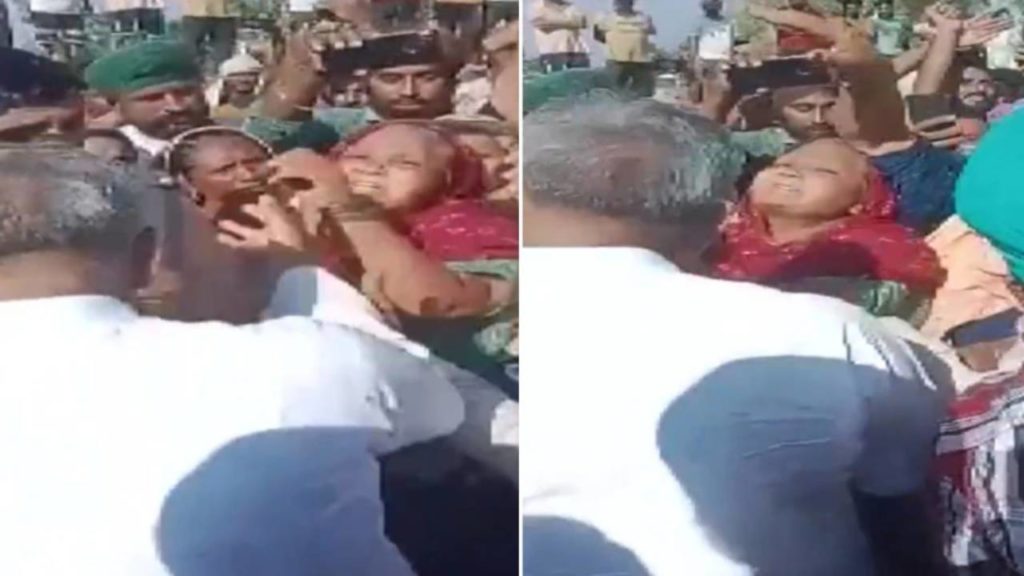 Haryana Woman Slaps JJP MLA