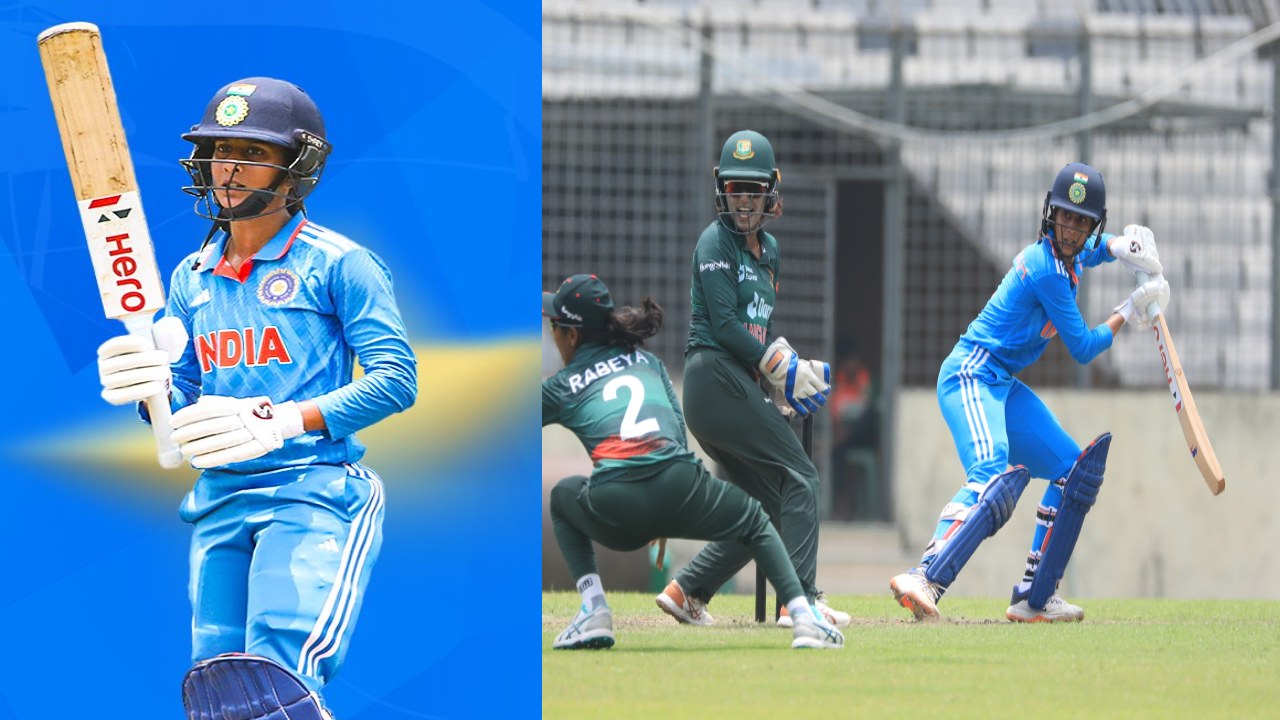 India Women vs Bangladesh Women : కీలక పోరులో అదరగొట్టిన జెమిమా రోడ్రిగ్స్.. రెండో వన్డేలో బంగ్లాదేశ్ చిత్తు.. సిరీస్ సమం India Women vs Bangladesh Women : కీలక పోరులో అదరగొట్టిన జెమిమా రోడ్రిగ్స్.. రెండో వన్డేలో బంగ్లాదేశ్ చిత్తు.. సిరీస్ సమం