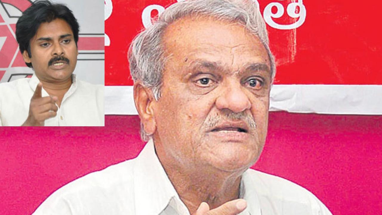 K. Narayana : పవన్ కళ్యాణ్ ఎన్డీఎతో కలవడం.. బీజేపీతో చేతులు కలపడం ప్రజాస్వామ్యం, లౌకిక వాదానికి ప్రమాదకరం : కె.నారాయణ K. Narayana : పవన్ కళ్యాణ్ ఎన్డీఎతో కలవడం.. బీజేపీతో చేతులు కలపడం ప్రజాస్వామ్యం, లౌకిక వాదానికి ప్రమాదకరం : కె.నారాయణ
