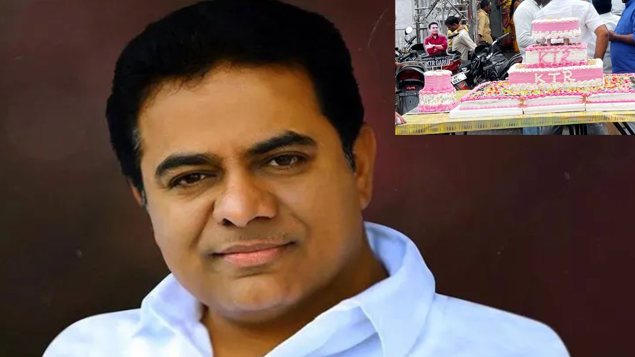 KTR Birthday Celebrations : తెలంగాణలో మంత్రి కేటీఆర్ పుట్టినరోజు వేడుకలు.. కేక్ కట్ చేసి శుభాకాంక్షలు తెలిపిన బీఆర్ఎస్ నేతలు KTR Birthday Celebrations : తెలంగాణలో మంత్రి కేటీఆర్ పుట్టినరోజు వేడుకలు.. కేక్ కట్ చేసి శుభాకాంక్షలు తెలిపిన బీఆర్ఎస్ నేతలు