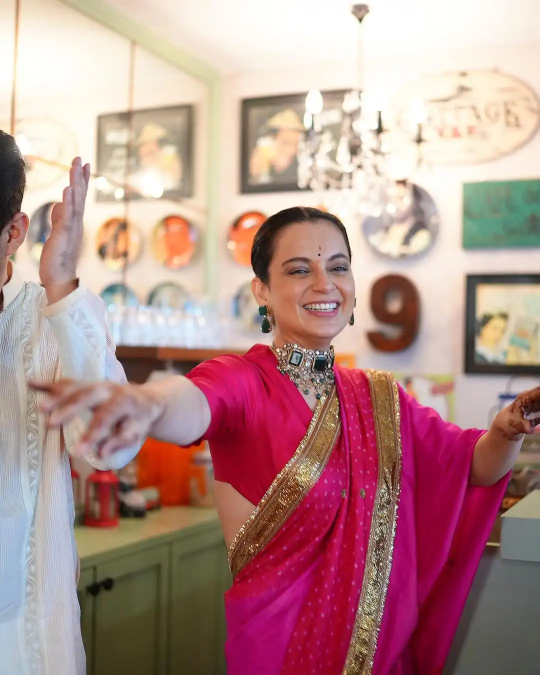 Kangana Ranaut Photos at her brother wife Ritu Ranaut baby shower