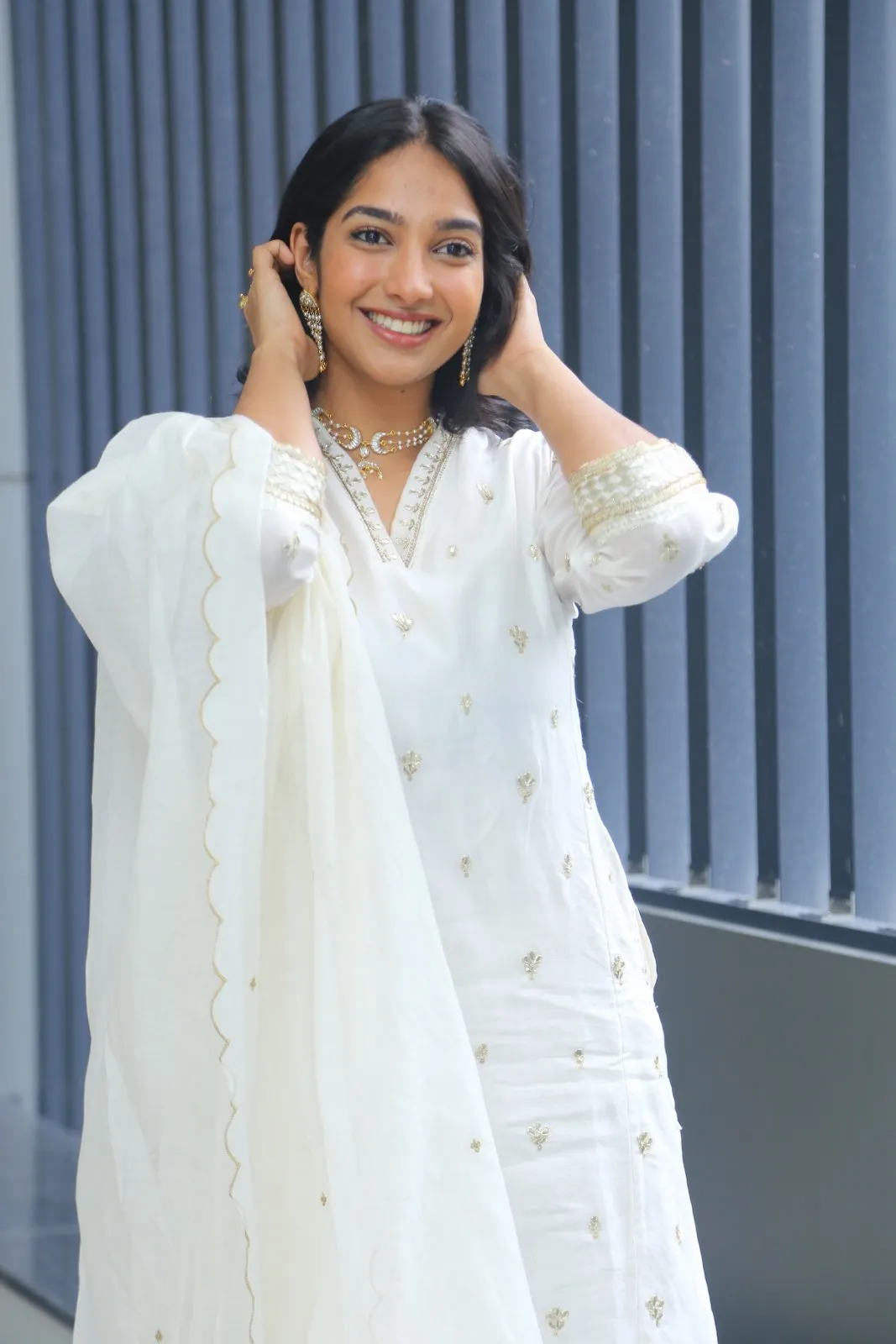 Karthika Muralidharan Photos at Aakasham Daati Vastava Movie Press Meet