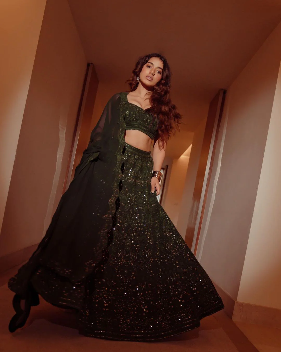Ketika Sharma traditional looks photos in Bro movie promotions