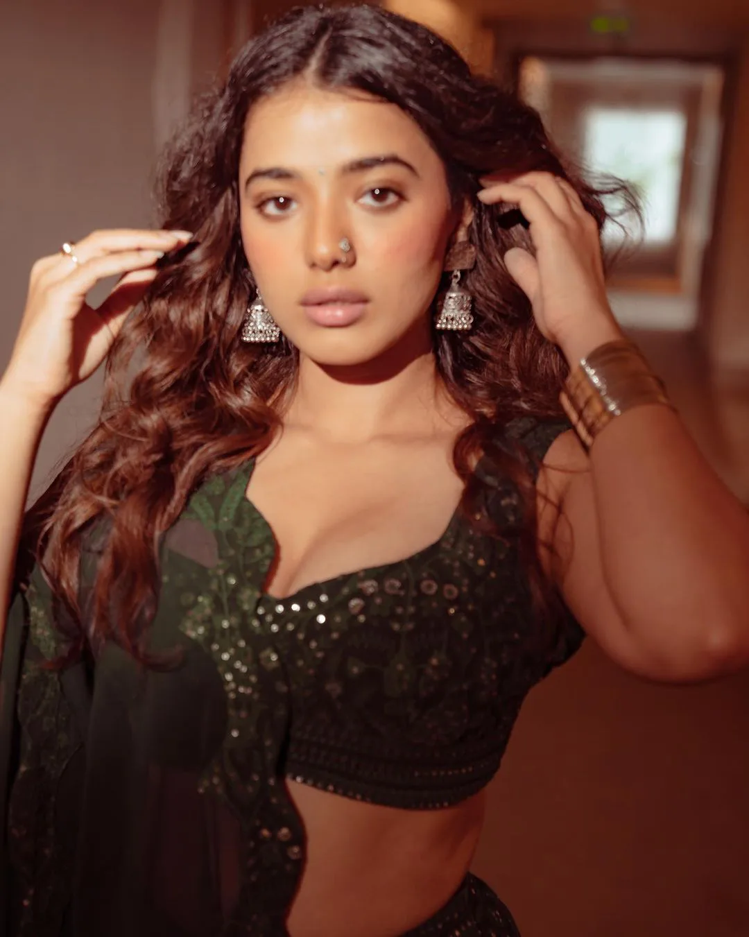 Ketika Sharma traditional looks photos in Bro movie promotions
