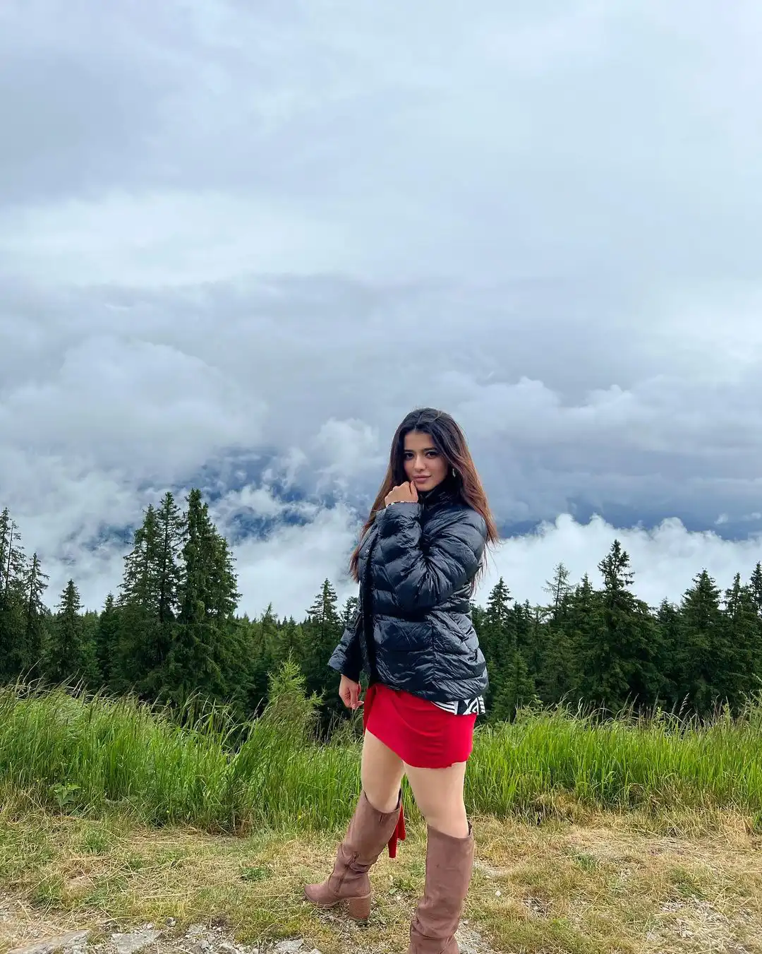 Ketika Sharma Photos from Bro Movie Song Shoot in Austria