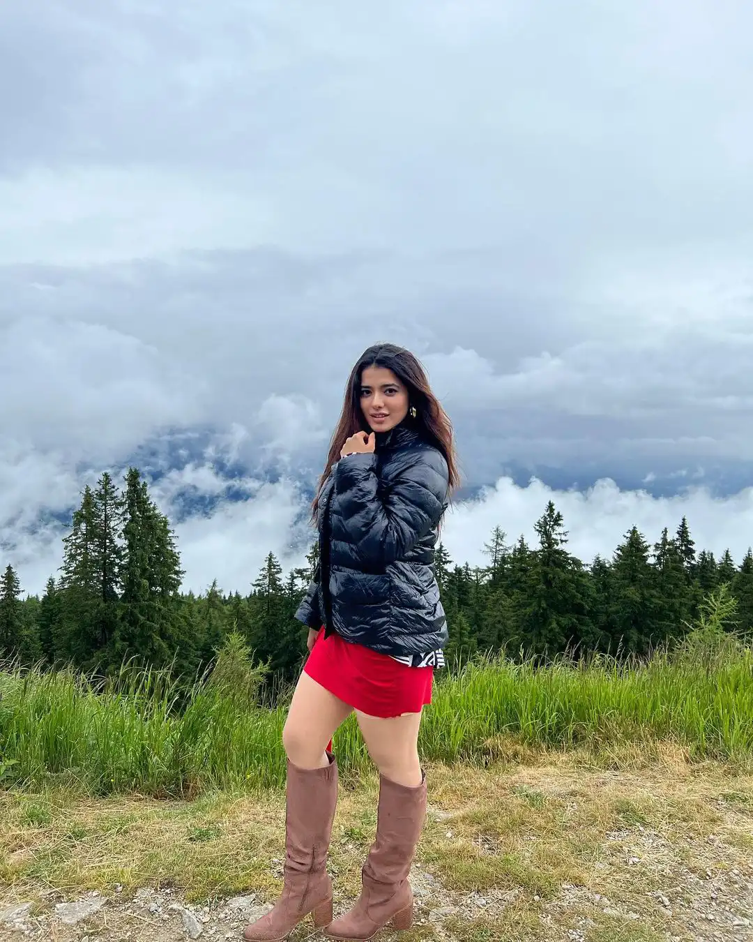 Ketika Sharma Photos from Bro Movie Song Shoot in Austria
