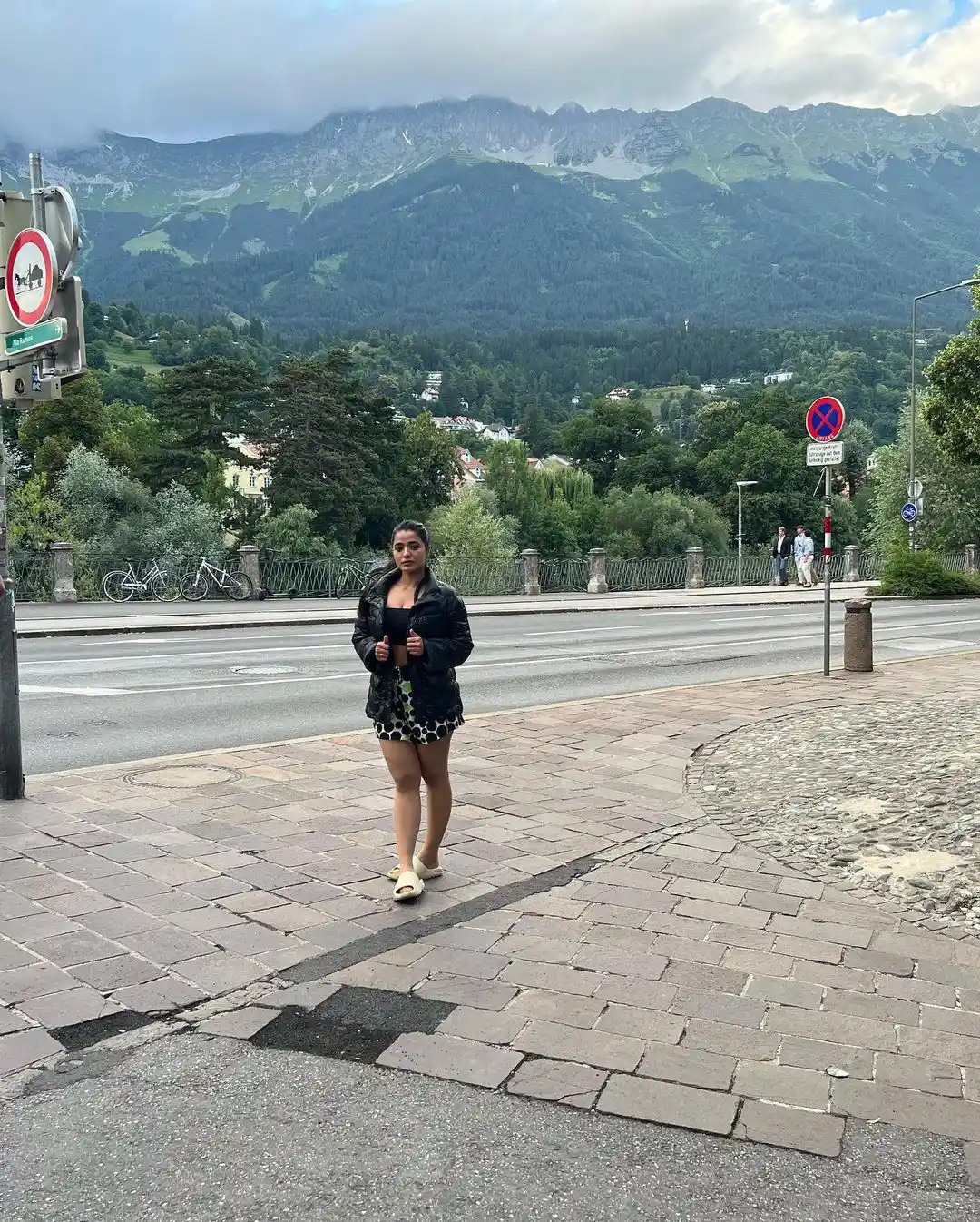Ketika Sharma Photos from Bro Movie Song Shoot in Austria