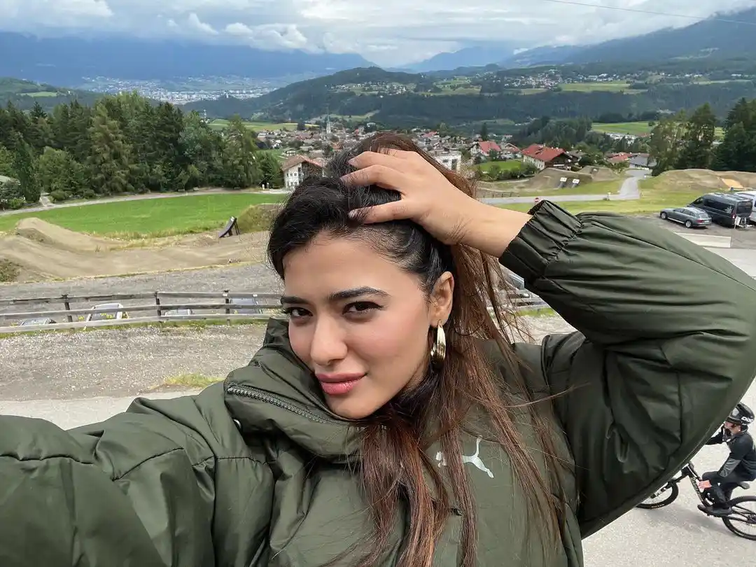 Ketika Sharma Photos from Bro Movie Song Shoot in Austria