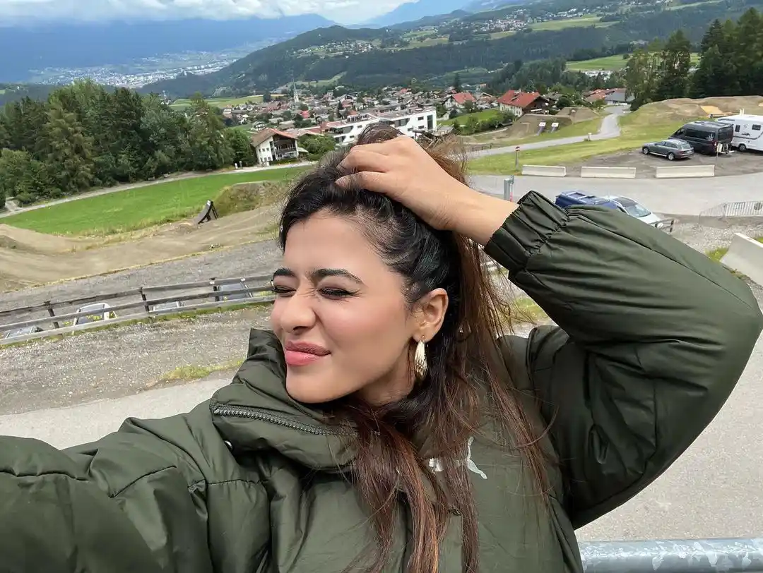 Ketika Sharma Photos from Bro Movie Song Shoot in Austria