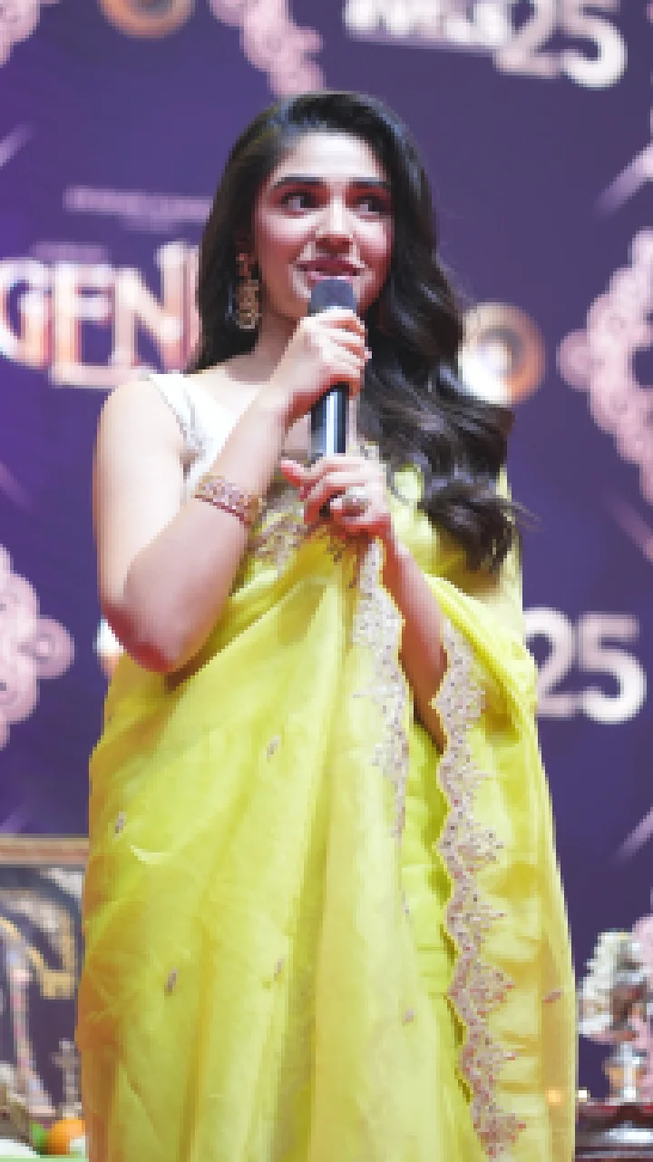 Krithi Shetty Kalyani Priyadarshan Wamiqa Gabbi Photos at Genie Opening function