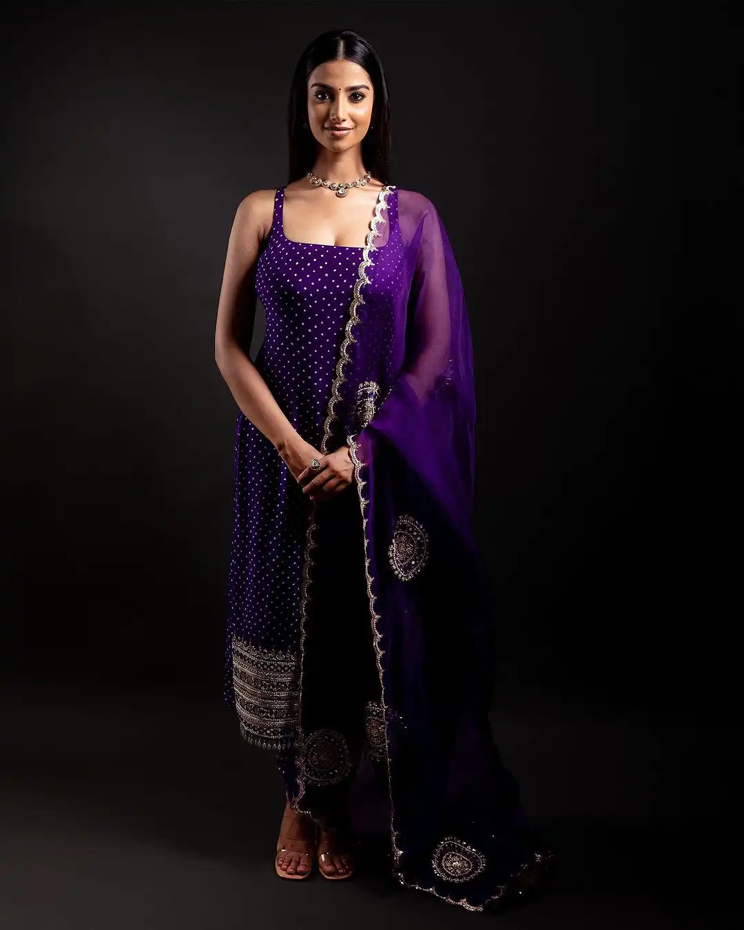 Meenakshi Chaudhary cute photos in Punjabi Dress