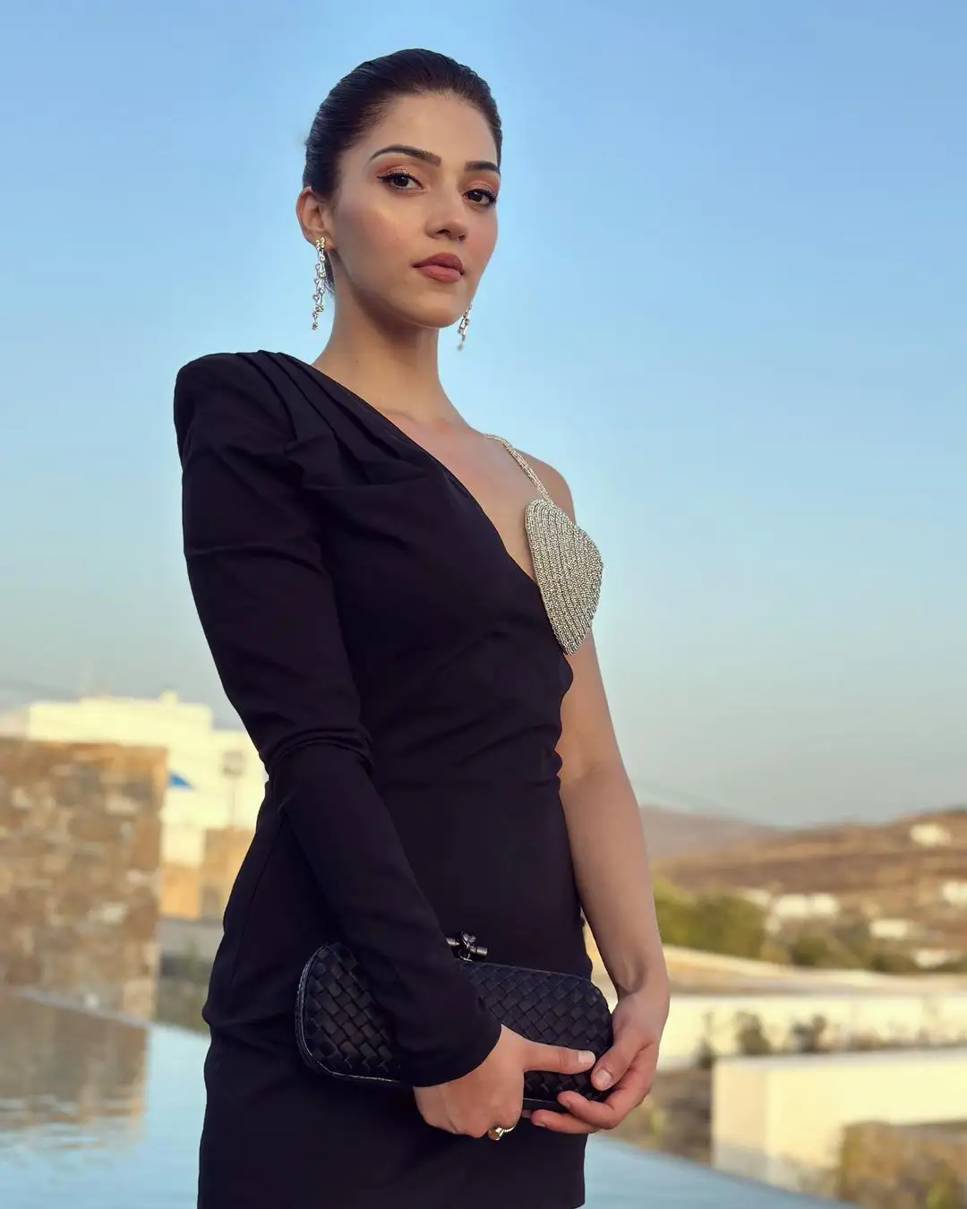 Mehreen Pirzadaa poses in Different Dress at Greece