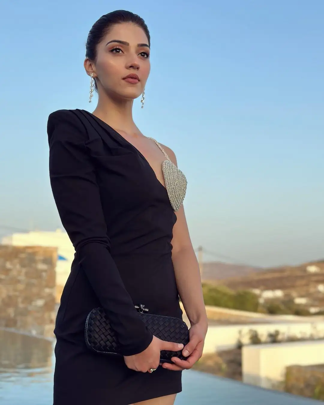 Mehreen Pirzadaa poses in Different Dress at Greece