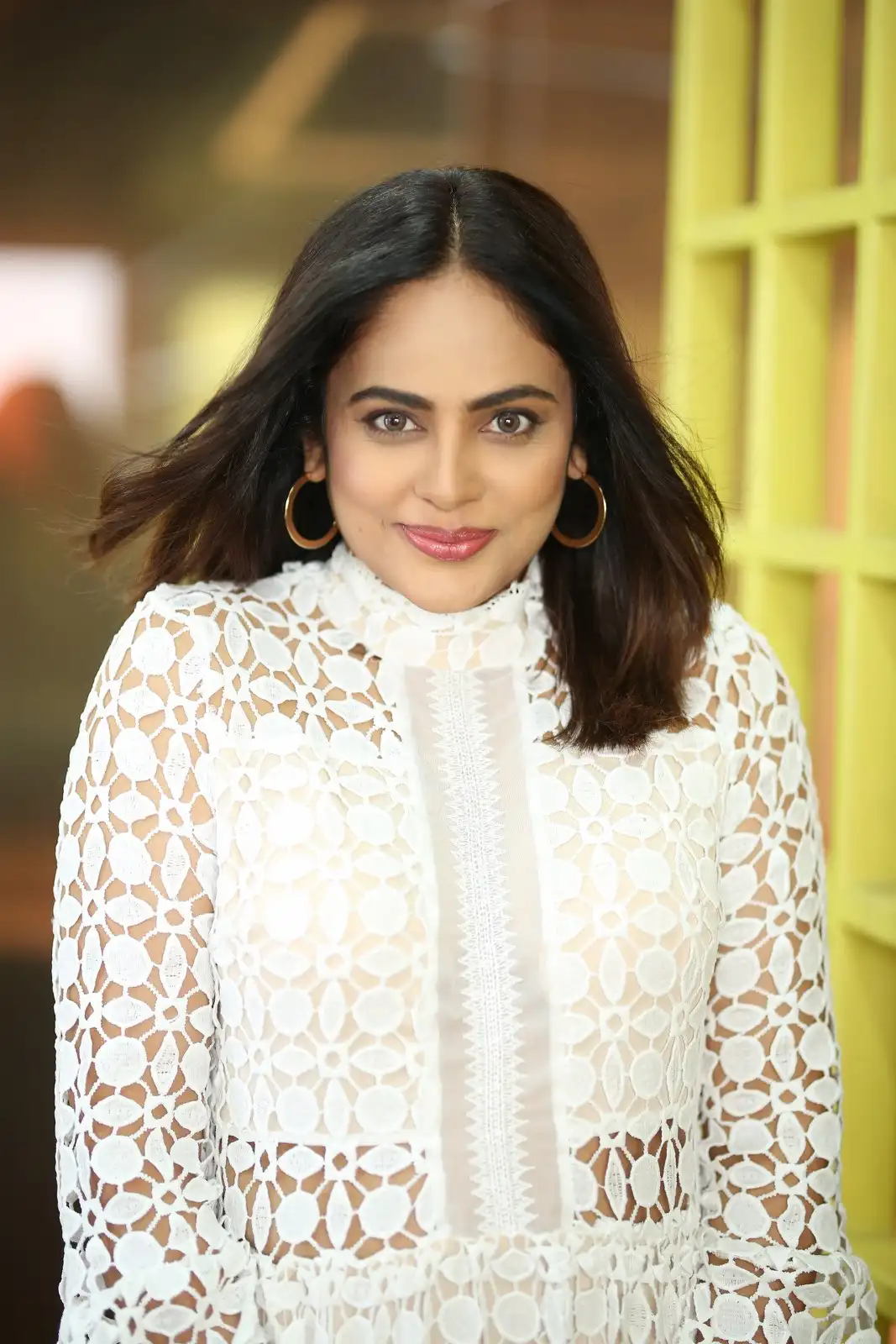 Nandita Swetha Cute Photos in White Dress
