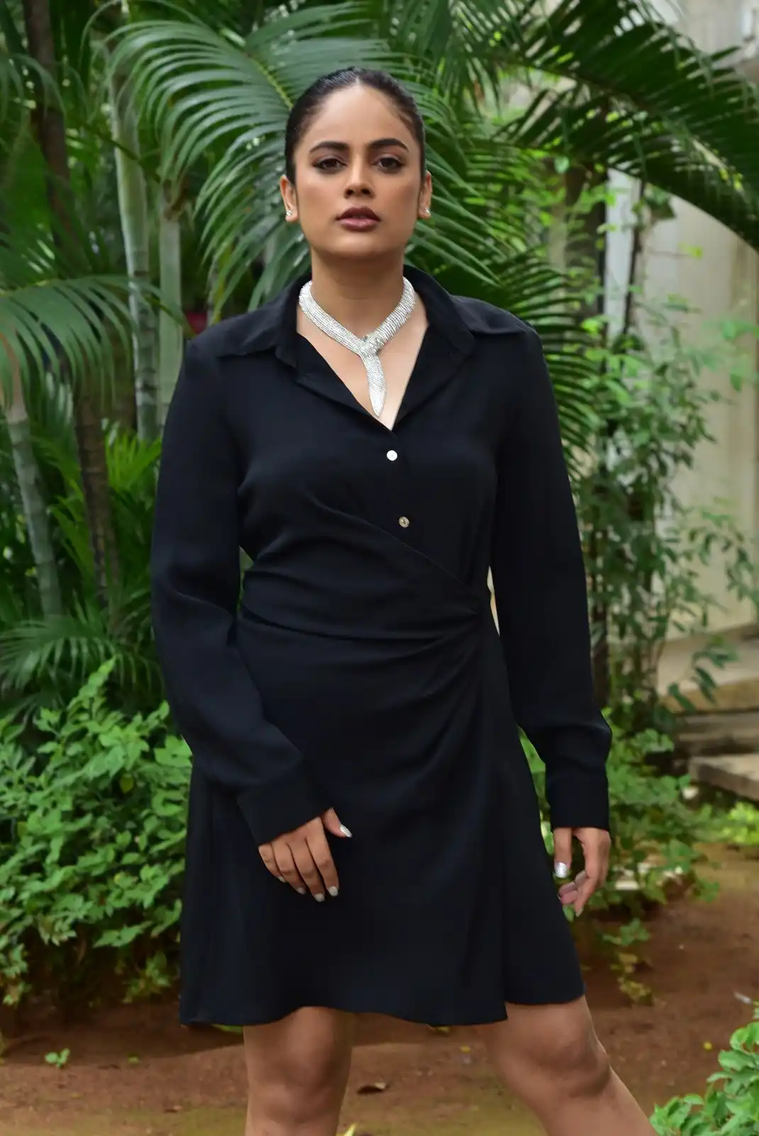 Nandita Swetha Stunning Looks in Black Dress