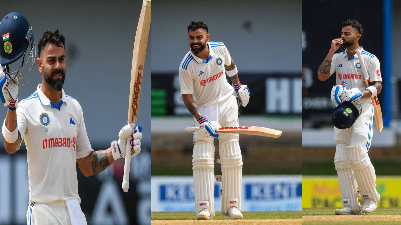 Ind Vs WI: సెంచరీ బాది కోహ్లీ, హాఫ్ సెంచరీ కొట్టి రవీంద్ర జడేజా ఔట్ Ind Vs WI: సెంచరీ బాది కోహ్లీ, హాఫ్ సెంచరీ కొట్టి రవీంద్ర జడేజా ఔట్