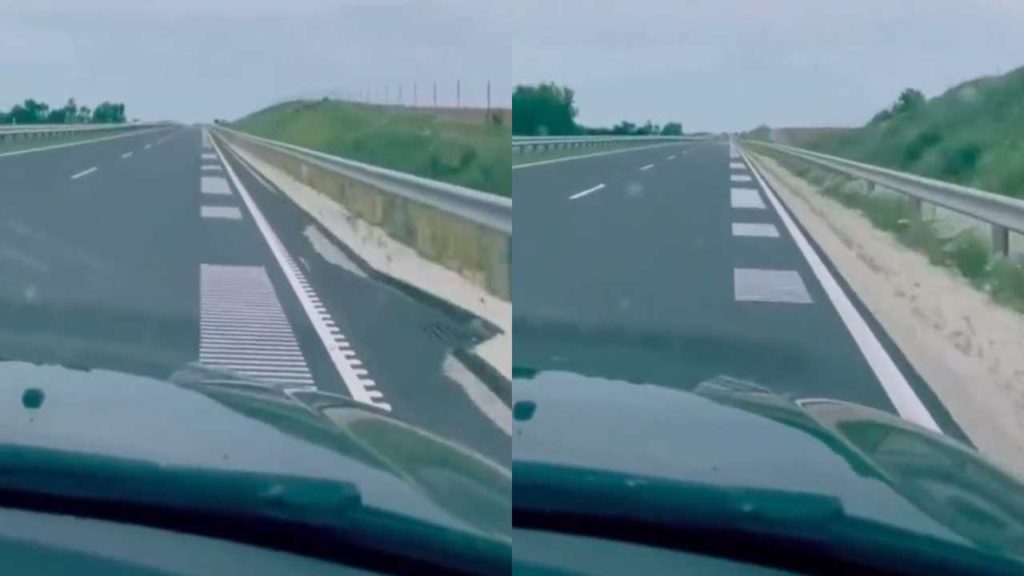 Musical Road In Hungary