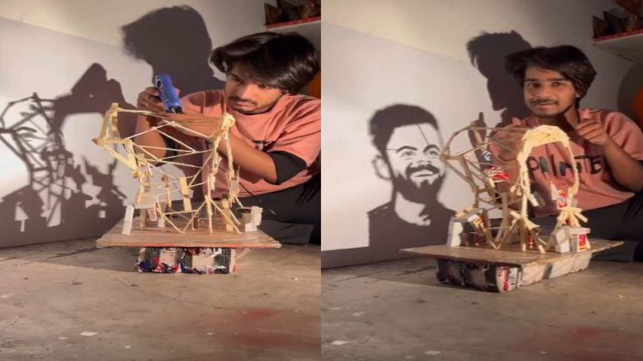 Virat Kohli shadow portrait : విరాట్ కోహ్లీ షాడో ఆర్ట్ పోర్ట్రెయిట్ అదుర్స్.. దీని కోసం 3 రోజులు కష్టపడ్డ ఆర్టిస్ట్ Virat Kohli shadow portrait : విరాట్ కోహ్లీ షాడో ఆర్ట్ పోర్ట్రెయిట్ అదుర్స్.. దీని కోసం 3 రోజులు కష్టపడ్డ ఆర్టిస్ట్
