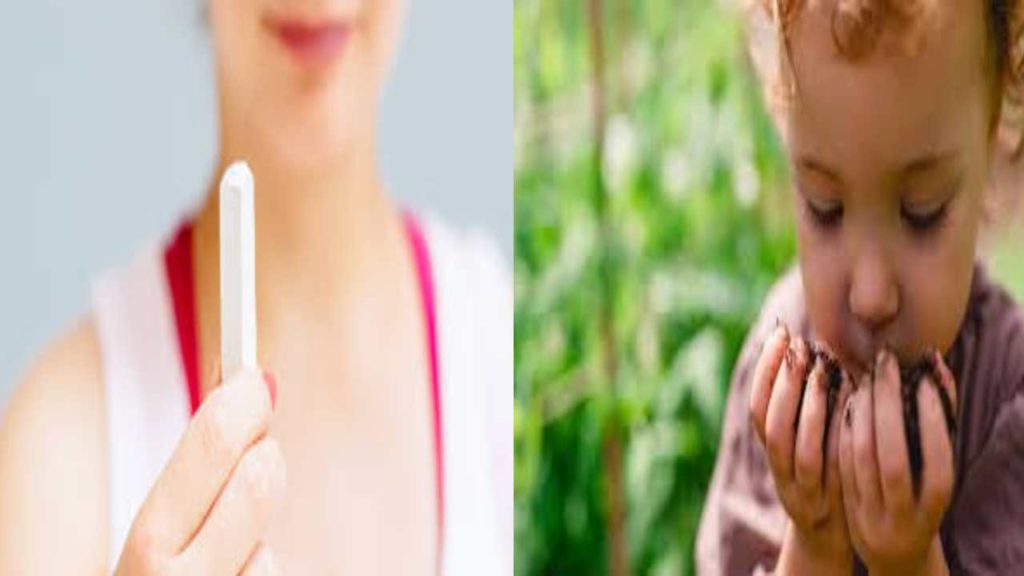 Eat sand,chalk bad for health