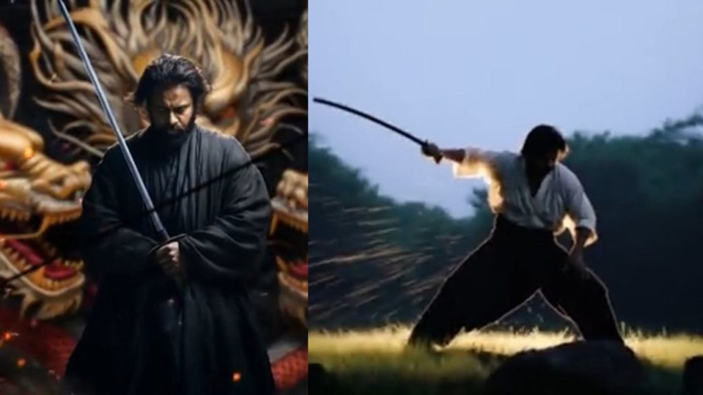 Pawan Kalyan stills from OG Movie gone viral