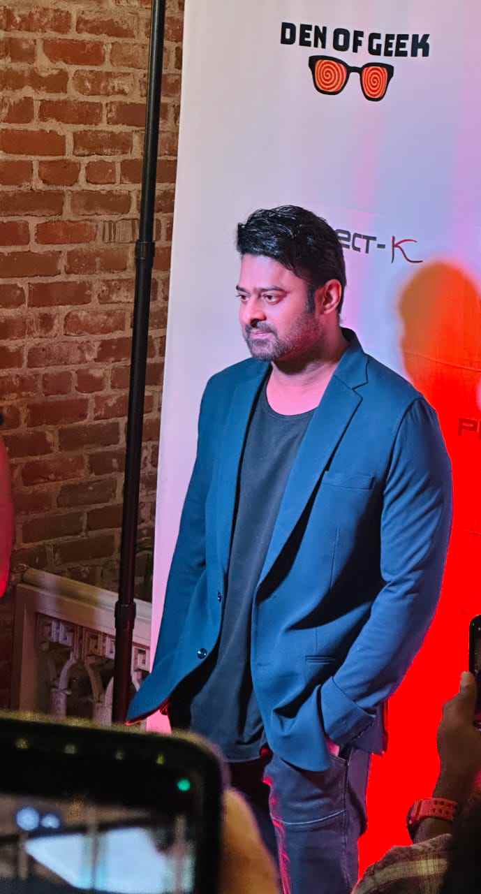 Prabhas Grand Entry in San Diego Comic Con Event with new Look 