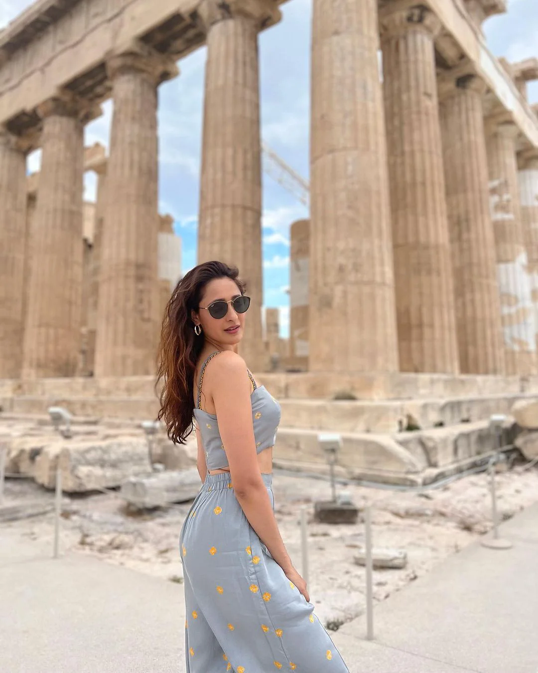 Pragya Jaiswal enjoying Grece