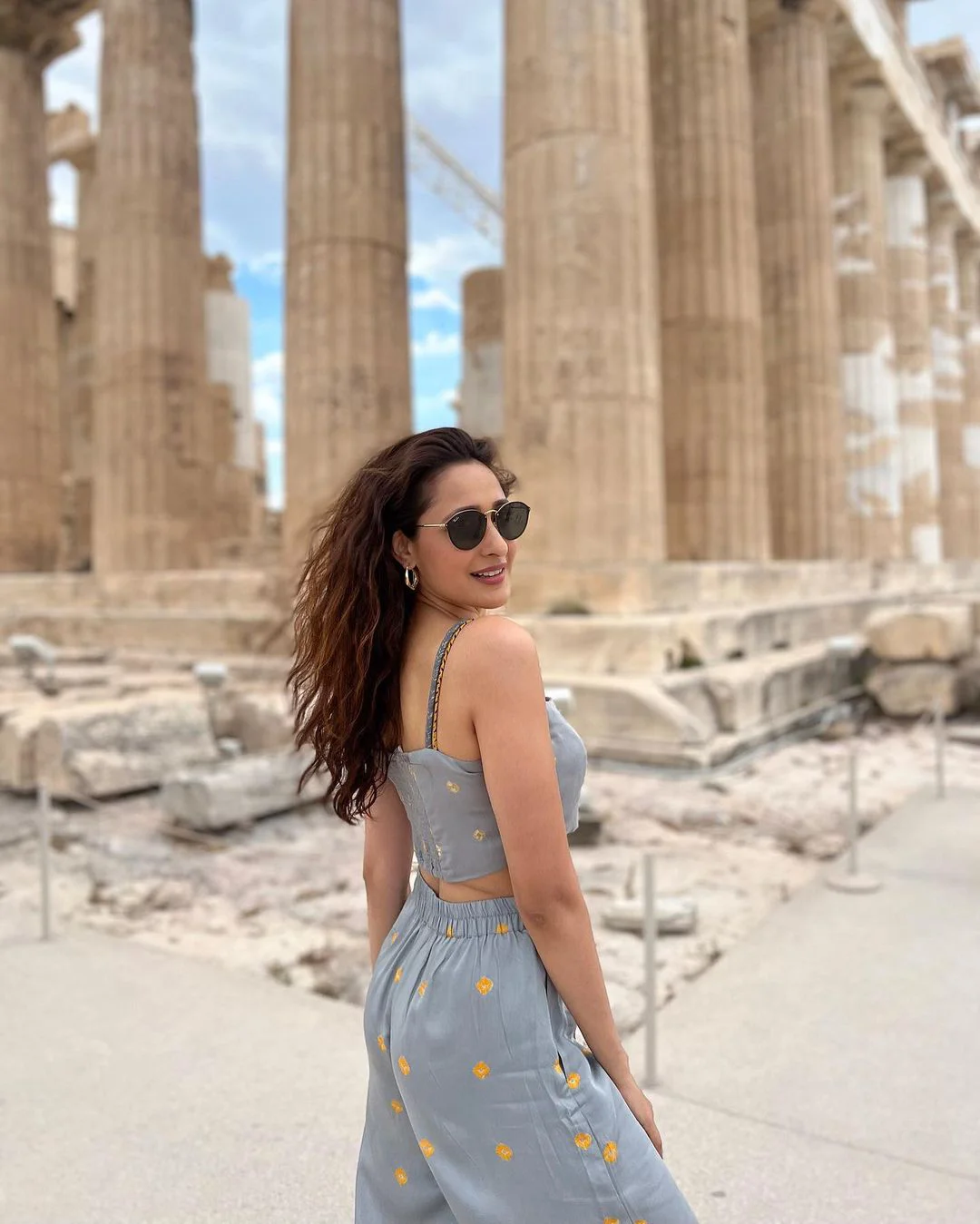 Pragya Jaiswal enjoying Grece