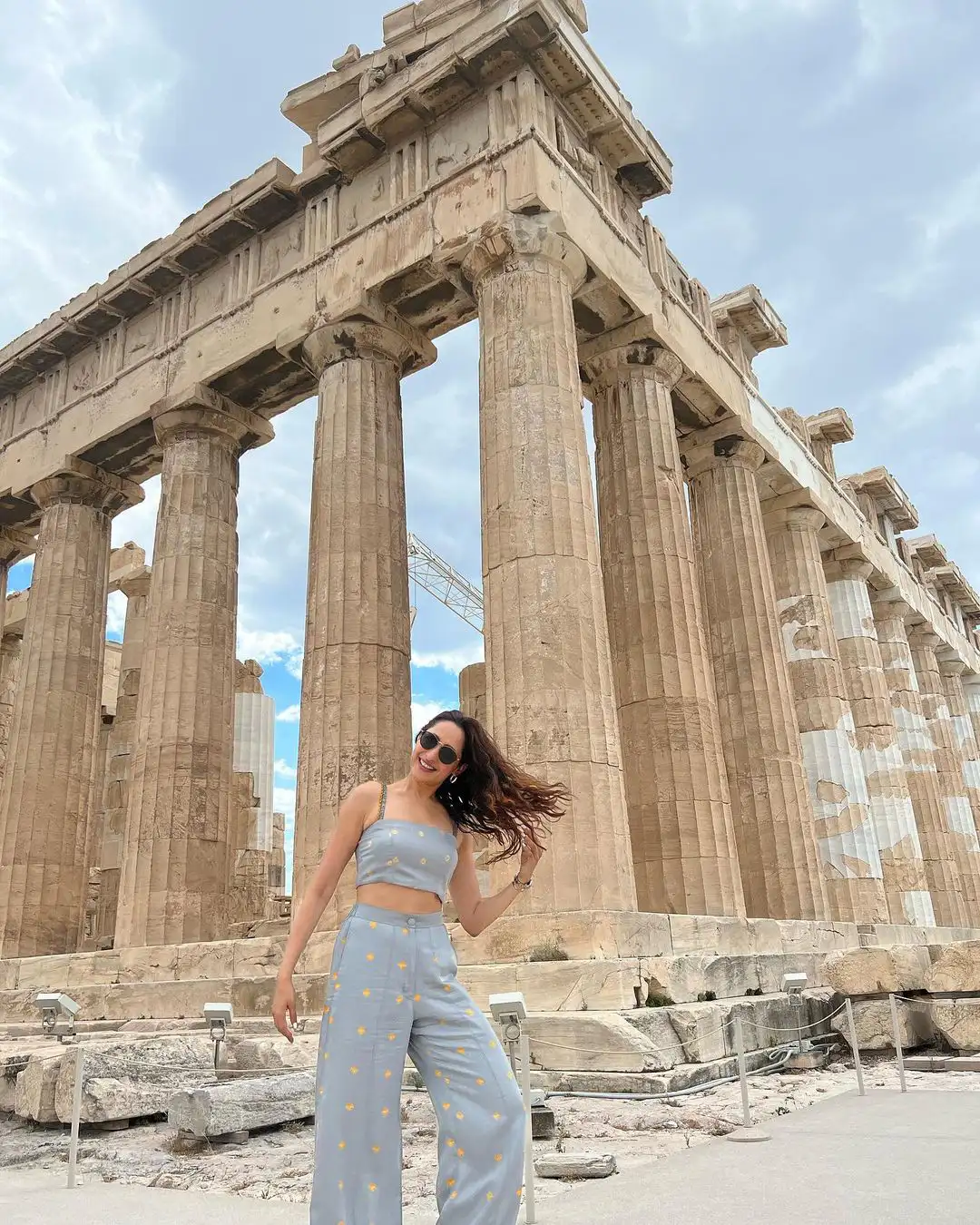 Pragya Jaiswal enjoying Grece