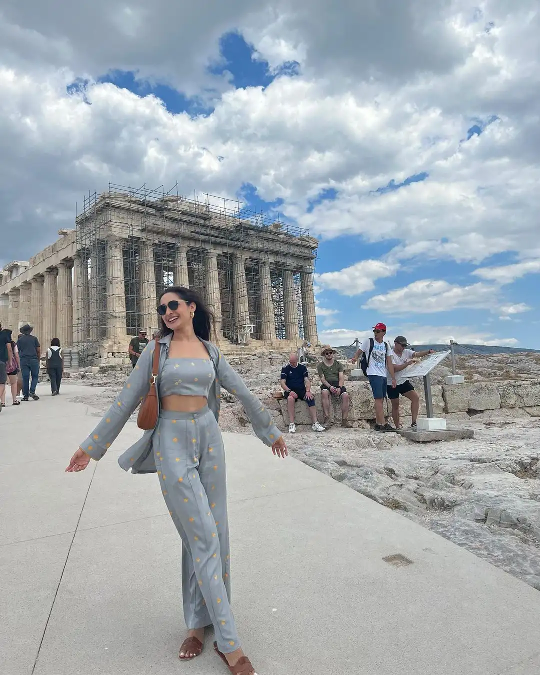 Pragya Jaiswal enjoying Grece